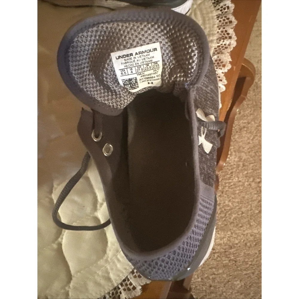 Size US 6.5- Under Armour Charged Bandit 3‎ Gray